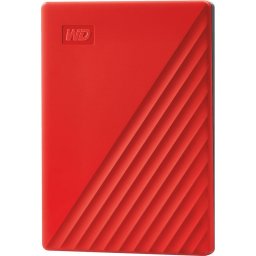 HDD extern WD My Passport 2TB, 2.5", USB 3.2 Gen1, Rosu