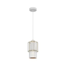 Lustră pe cablu BLANCO 1xE27/60W/230V albă