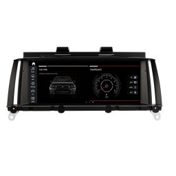 Navigatie Auto Multimedia cu GPS BMW X3 F25 CIC 2010 - 2016 Android 10 4 GB RAM si 64 GB ROM Waze Aplicatii Wi-Fi 4G Bluetooth Display 8.8" IPS