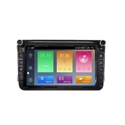 Navigatie Auto Multimedia cu GPS 8 inch VW Golf 5 6 Passat B6 B7 CC Tiguan Touran Jetta Eos Polo Sharan Amarok Caddy, Android, 2GB RAM + 32 GB ROM, Internet, 4G, Aplicatii, Waze, Wi-Fi, USB, Bluetooth, Mirrorlink