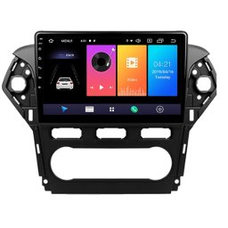 Navigatie Auto Multimedia cu GPS Ford Mondeo (2010 - 2014) 4 GB RAM + 64 GB ROM, Slot Sim 4G pentru Internet, Carplay, Android, Aplicatii, USB, Wi-Fi, Bluetooth