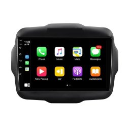 Navigatie Auto Multimedia cu GPS Jeep Renegade (2015 -2021), 4 GB RAM + 64 GB ROM, Slot Sim 4G pentru Internet, Carplay, Android, Aplicatii, USB, Wi-Fi, Bluetooth