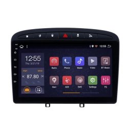 Navigatie Auto Multimedia cu GPS Peugeot 308 408 (2008 - 2020), 4 GB RAM + 64 GB ROM, Slot Sim 4G pentru Internet, Carplay, Android, Aplicatii, USB, Wi-Fi, Bluetooth