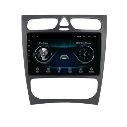 Navigatie Auto Multimedia cu GPS Mercedes C Class W203 CLK W209 (2000 - 2005), Android, Display 9 inch, 2GB RAM +32 GB ROM, Internet, 4G, Aplicatii, Waze, Wi-Fi, USB, Bluetooth, Mirrorlink