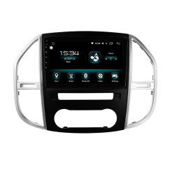 Navigatie Auto Multimedia cu GPS Android Mercedes Vito Sprinter Viano B200 A B Class VW Crafter, Display 9 inch, 2GB RAM + 32 GB ROM, Internet, 4G, Aplicatii, Waze, Wi-Fi, USB, Bluetooth, Mirrorlink