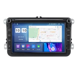 Navigatie Auto Multimedia cu GPS Android Skoda Octavia 2 Fabia Superb 2 Roomster Yeti, 2 GB RAM + 32 GB ROM, Internet, 4G, Aplicatii, Waze, Wi-Fi, USB, Bluetooth, Mirrorlink