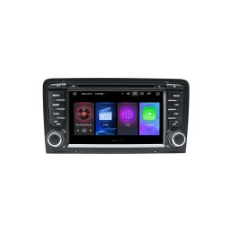 Navigatie Auto Multimedia cu GPS Audi A3 S3 (2002 - 2013), Android 10, 2GB RAM +16GB ROM, Internet, 4G, Aplicatii, Waze, Wi-Fi, USB, Bluetooth, Mirrorlink