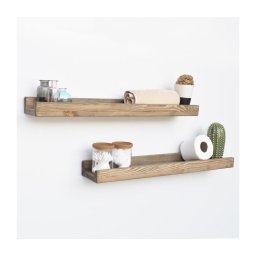 SET 2x raft de perete 8x60 cm molid