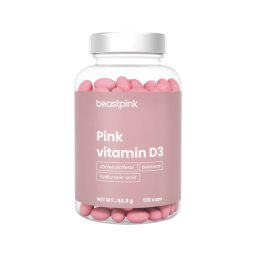 BeastPink Pink Vitamina D3 2000 IU 120 caps.
