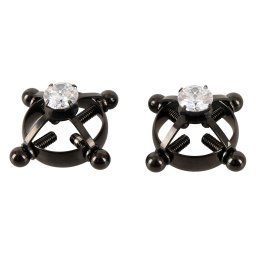 Bad Kitty Nipple Jewellery Shiny Star 053943 Black