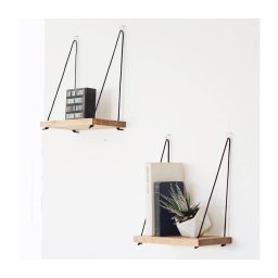 SET 2x raft de perete din molid