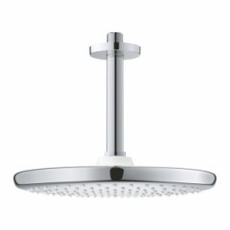Palarie cu brat dus din tavan Grohe Tempesta 250 Mono Round crom lucios
