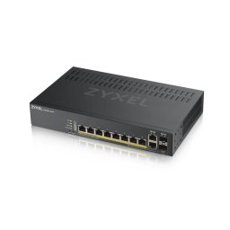Switch 8 x 10/100/1000 Mbps 2 x Dual-personality GbE PoE