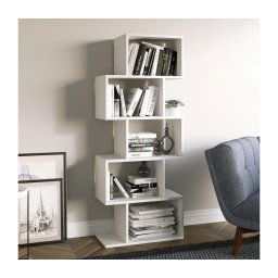 Bibliotecă MERIC 15x60 cm albă