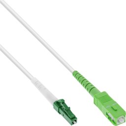Cablu fibra optica Simplex FTTH LC/APC la SC/APC OS2 10m, InLine IL88410