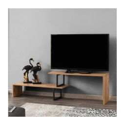 Comodă de televizor OVIT 44x153 cm maro/negru