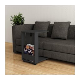 Măsuță laterală EDI 60x45 cm antracit