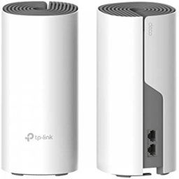 Sistem Wi-Fi Mesh TP-Link Deco E4 (2-pack) AC1200 cu acoperire completa pentru casa