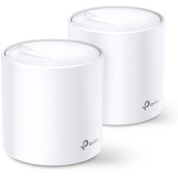 Sistem Mesh Wi-Fi TP-Link Deco X60(2-pack), Dual-Band, Gigabit, AX3000, cu acoperire completa pentru casa