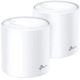 Sistem Mesh TP-Link Deco X20 (2 pack) Wi-Fi 6 Dual-Band Gigabit AX1800, cu acoperire completa pentru casa, Seamless Roaming, Self-Healing, Adaptive Path, Antivirus, Control Parental si Control Vocal