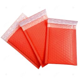 Plicuri antisoc cu bule, rosii, termoizolant, 370 x 280 + 60mm, set 25 bucati