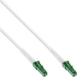 Cablu fibra optica Simplex FTTH LC/APC la LC/APC OS2 30m, InLine IL88230