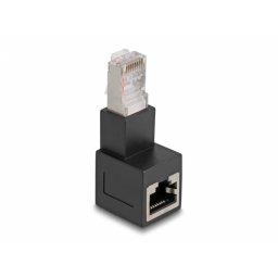 Adaptor de retea RJ45 Cat.6A in unghi 90 grade jos, Delock 87862