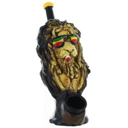 Pipa Rasta Lion pictata manual 12cm