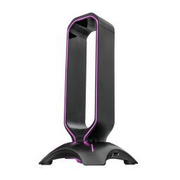 Stand casti Trust Cintar GXT 265, Iluminare RGB, Negru