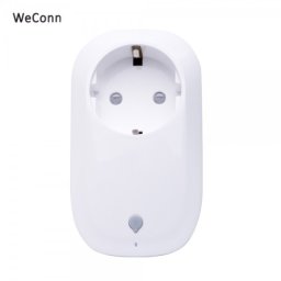 Priza inteligenta RedSun RS-S171, monitorizare de energie, compatibil Alexa, Control de pe telefonul mobil alb