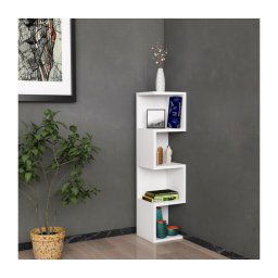 Bibliotecă ALIN 95x25 cm albă