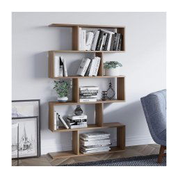 Bibliotecă NILUFER 156x90 cm maro