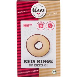 Biscuiti din orez integral cu glazura de ciocolata FARA GLUTEN bio 110g