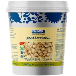Pasta aromatizanta Fistic Pur Delipaste Fabbri, 3.6 kg