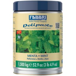 Pasta aromatizanta Menta Delipaste Fabbri, 1.5 kg