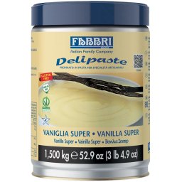 Pasta aromatizanta Vanilie Super Delipaste Fabbri, 1.5 kg