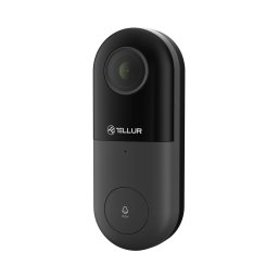 Videointerfon cu fir Tellur, Rezolutie 1080P, Infrarosu 130°, Wi-Fi, Slot microSD, TLL331251