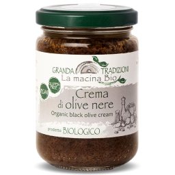 Crema BIO din masline negre La Macina Bio