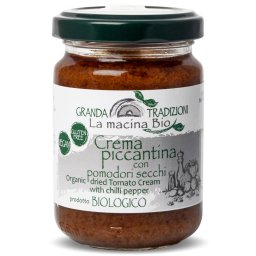 Crema BIO din rosii uscate si ardei iute La Macina Bio