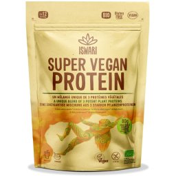 Pulbere proteica BIO Super Vegan, 75.5% proteina Iswari