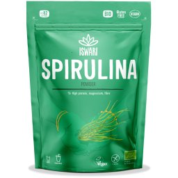 Spirulina BIO sub forma de pulbere, gramaj mare Iswari
