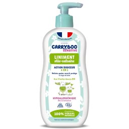 Ulei de corp BIO pentru bebelusi, fara parfum, cu 3 uleiuri vegetale Carryboo