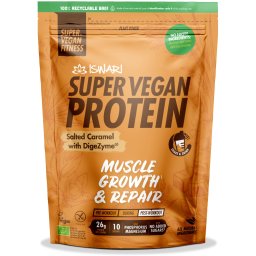 Proteina Super Vegan BIO(dupa efort) caramel sarat Iswari