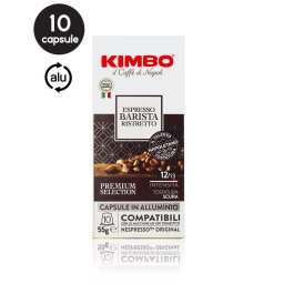 10 Capsule Aluminiu Kimbo Espresso Barista Ristretto - Compatibile Nespresso