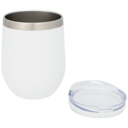 Cana termoizolanta, perete dublu, fara condens, 350 ml, Everestus, CO, otel inoxidabil, alb