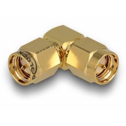 Adaptor SMA Plug la SMA Plug unghi 90 grade, Delock 12020