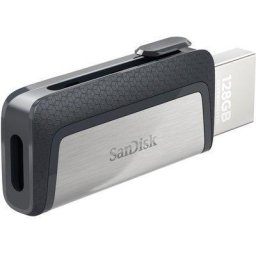 Memorie Usb Sandisk Cruzer® Ultra® Dualtm Usb 3.1 + Usb Type-C 128 Gb