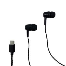 Casti cu Microfon Media-Tech MAGICSOUND USB-C cu Buton On/Off pentru Acceptare/Refuzare Apeluri Telefonice, pentru SmartPhone sau Tableta, Negru