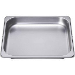 Tava BOSCH HEZ36D264 - 11008519, Din otel inoxidabil, Neperforata, Dimensiuni: 32,5 x 25,7 x 4 cm