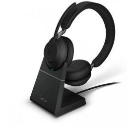 Casti cu microfon Jabra Evolve2 65, Link380c UC Stereo Stand, Black